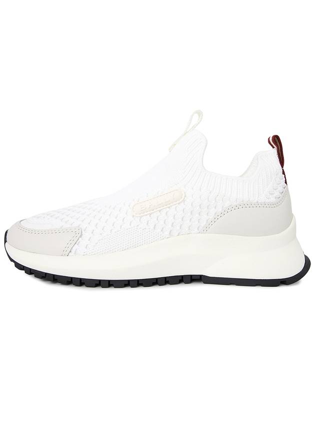 Outline Knit Slip Ons White - BALLY - BALAAN 4