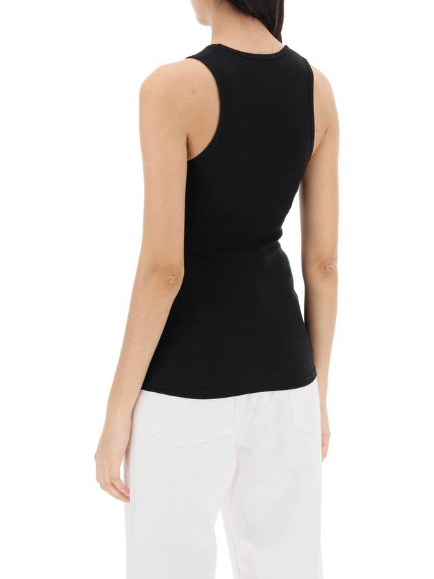 ribbed sleeveless top with - WARDROBE.NYC - BALAAN 3