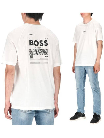 Boss Logo 50483759 100 Men s Short Sleeve T Shirt - HUGO BOSS - BALAAN 1