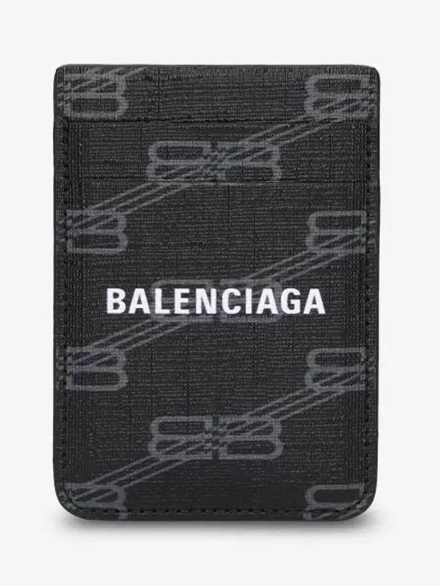 Signature Magnet Card Wallet Black - BALENCIAGA - BALAAN 2