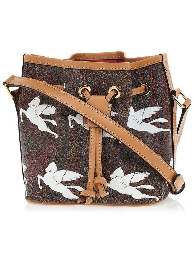 Stampa Pegasus Bucket Bag White Brown - ETRO - BALAAN 2