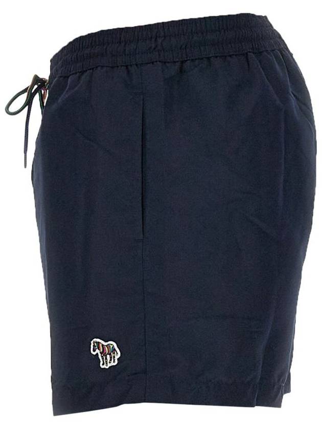 Men's Zebra Logo Swim Shorts Navy - PAUL SMITH - BALAAN 5