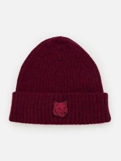 Wool Fox Head Beanie Red - MAISON KITSUNE - BALAAN 2