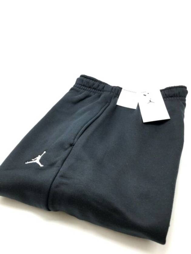 Jordan Brooklyn Fleece Track Pants Black - NIKE - BALAAN 2