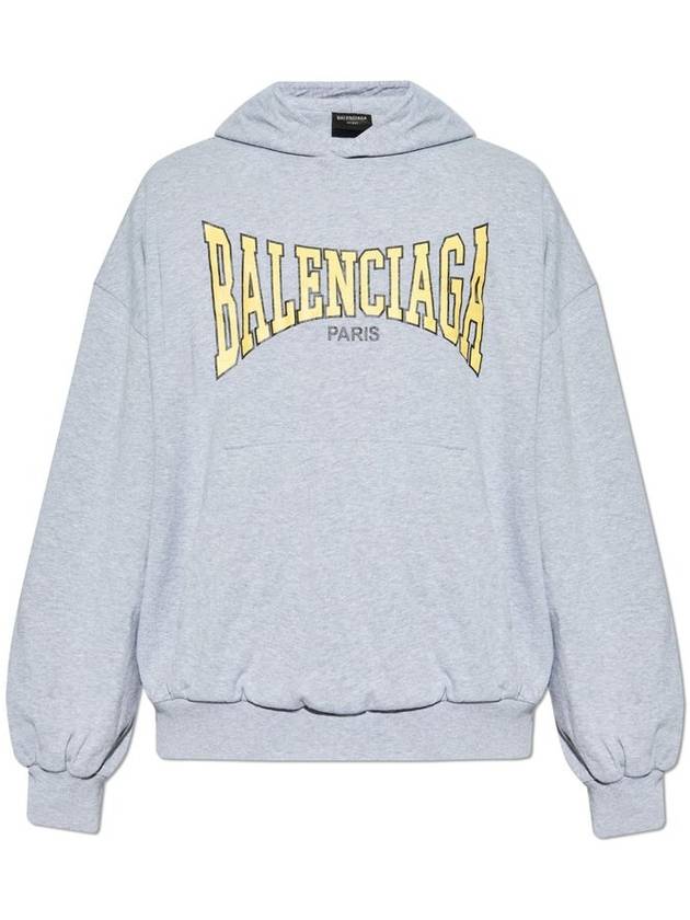 Balenciaga logo print hoodie - BALENCIAGA - BALAAN 1