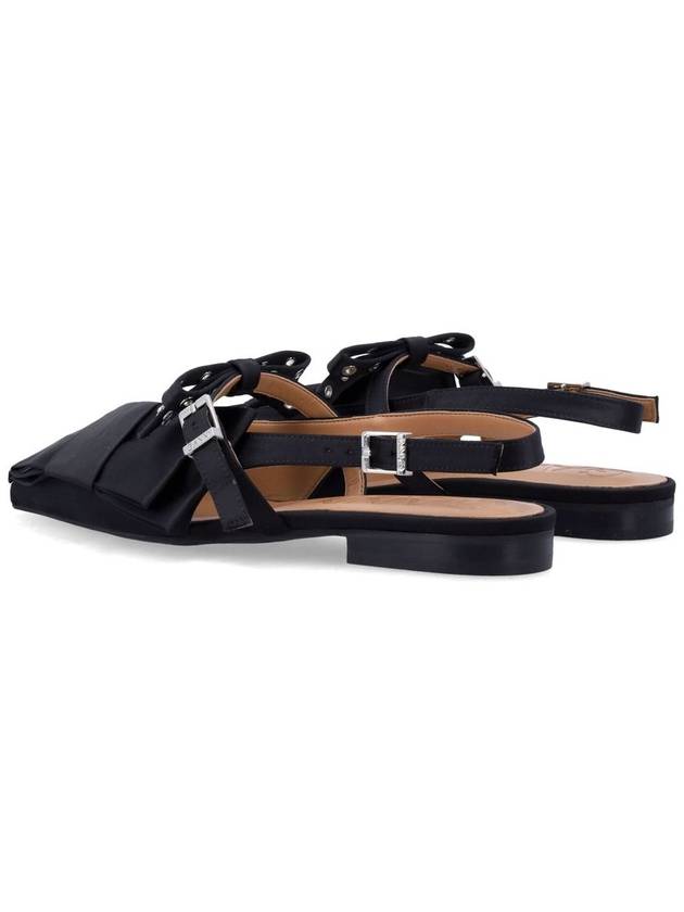 Big Bow slingback ballerinas - GANNI - BALAAN 4