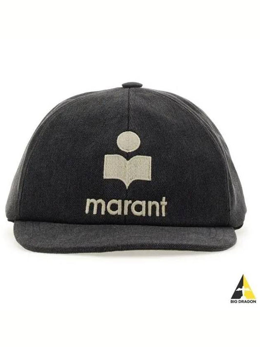 Tyron Logo Ball Cap Grey - ISABEL MARANT - BALAAN