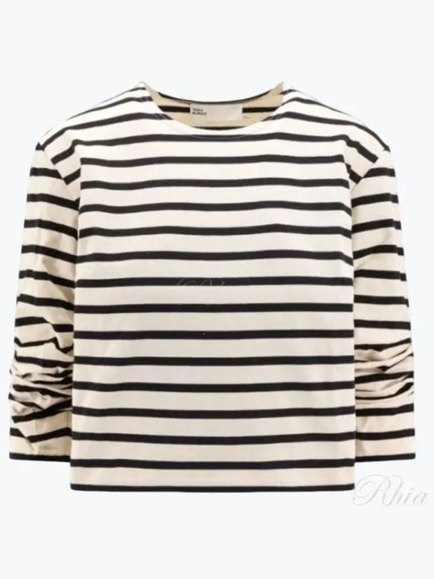 Scrunched Sleeve T Shirt 160086 117 - TORY BURCH - BALAAN 1