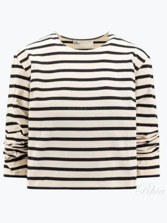 Scrunched Sleeve T Shirt 160086 117 - TORY BURCH - BALAAN 1