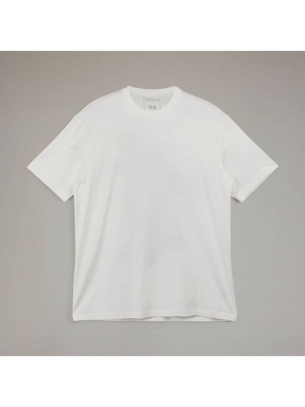 Graphic Print Short Sleeve T-Shirt White - Y-3 - BALAAN 2