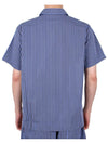 Poplin Striped Pajamas Short Sleeve Shirt - TEKLA - BALAAN 4