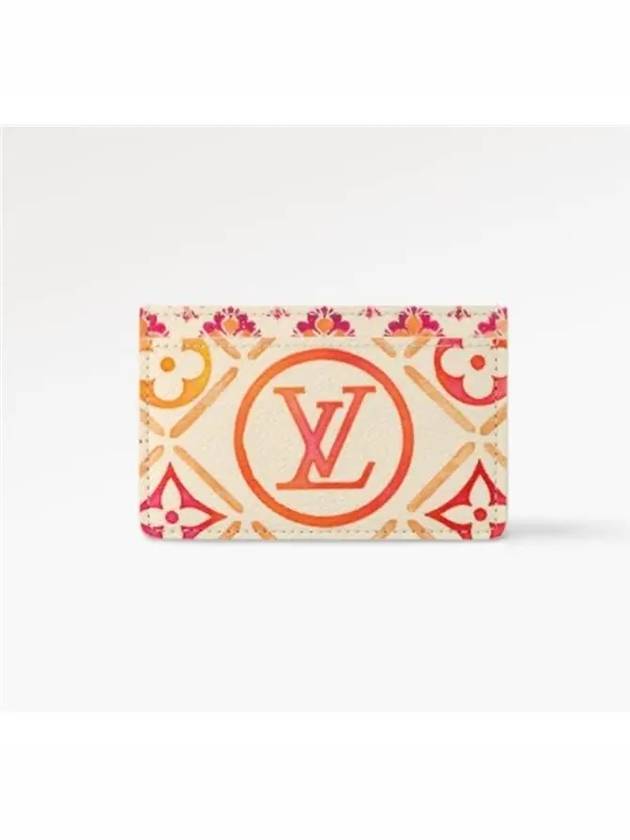 Monogram Card Wallet Beige - LOUIS VUITTON - BALAAN 2