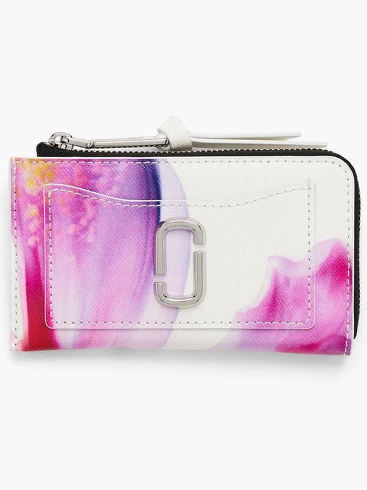 Floral Top Zip Multi Wallet_White Multi (2P4SMP009S02-101) - MARC JACOBS - BALAAN 1