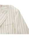 Striped Blazer Jacket White - MARNI - BALAAN 5