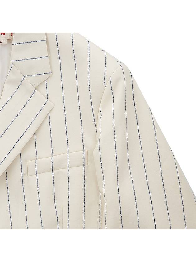 Striped Blazer Jacket White - MARNI - BALAAN 5