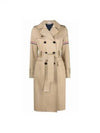 Raw Edge Macintosh Armband High Armhole Trench Beige - THOM BROWNE - BALAAN 2