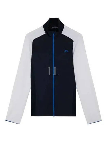 Melker Mid Layer Zip-Up Jacket Navy - J.LINDEBERG - BALAAN 2