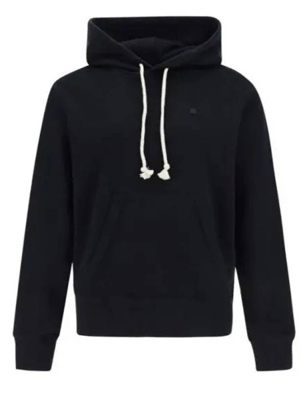 Small Logo Patch Hoodie Black - ACNE STUDIOS - BALAAN 2