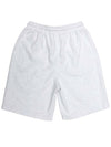 Essential Sweat Shorts White Melange Grey - THE GREEN LAB - BALAAN 7