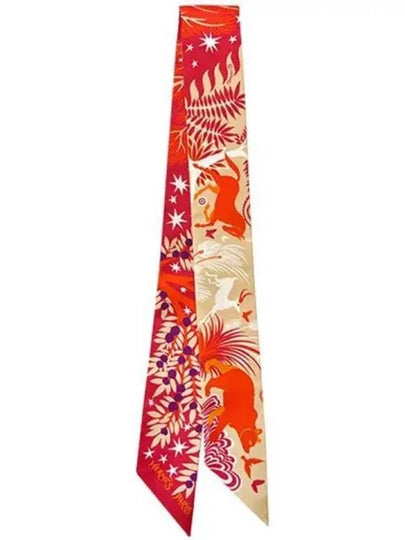 Sous Le Charme D'Orphee Twilly Scarf Vermillon - HERMES - BALAAN 2