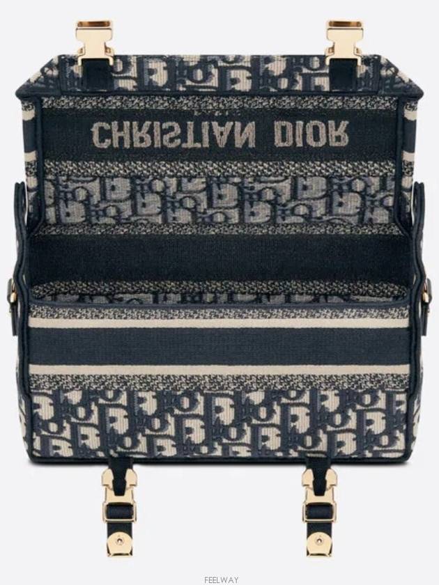 Camp Oblique Jacquard Small Cross Bag Blue - DIOR - BALAAN 5