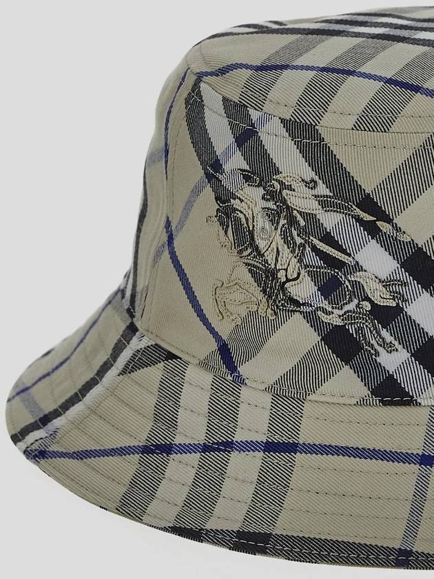 Check Bucket Hat Green - BURBERRY - BALAAN 4