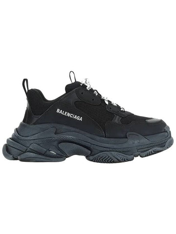 Men's Triple S Sneakers All Black - BALENCIAGA - BALAAN.