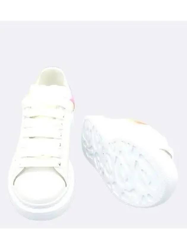 Unused 708070 White Color Rainbow Tab Oversole Women s Sneakers 35 225MM - ALEXANDER MCQUEEN - BALAAN 3