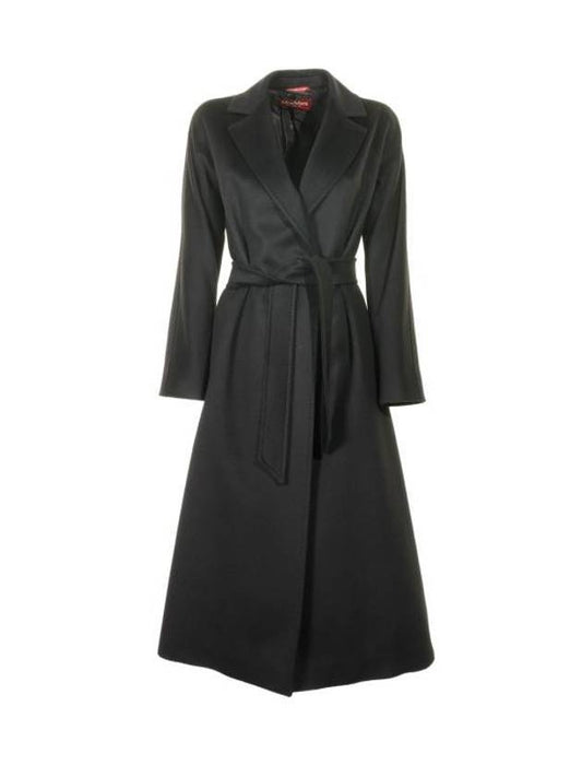 Prater Virgin Wool Single Coat Black - MAX MARA - BALAAN 1