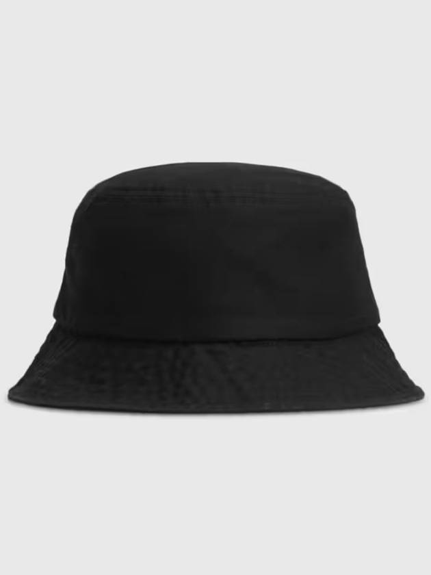 Men's Embroidered Logo Big Stock Bucket Hat Black - STUSSY - BALAAN 4