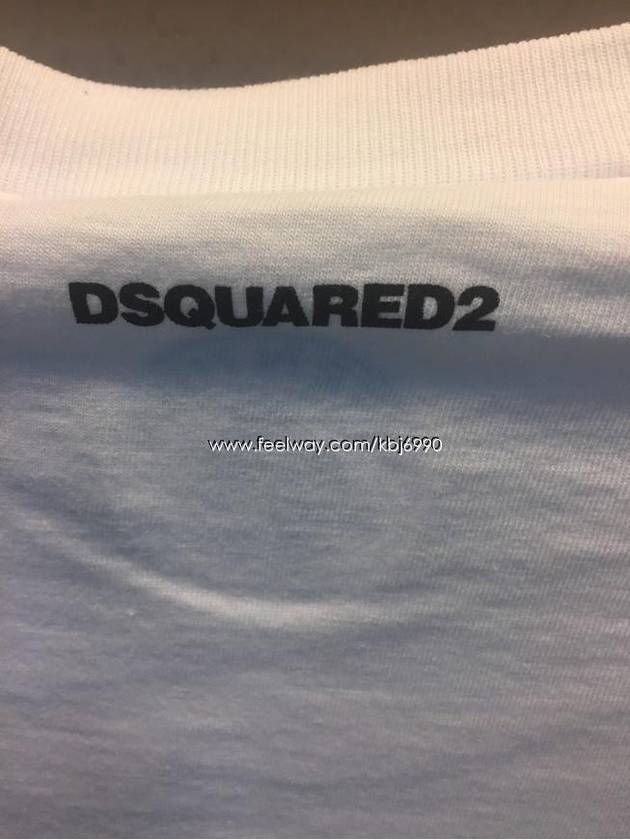 Multiwappen Printing Short Sleeve T-Shirt White - DSQUARED2 - BALAAN 9