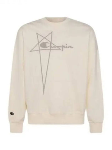 Rick Owens Champion Logo Embroidered Sweatshirt 271064 - RICK OWENS - BALAAN 1