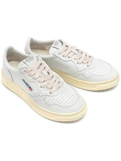 Medalist Leather Low Top Sneakers White - AUTRY - BALAAN 2