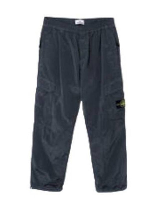 Pants Nylon Metal Econyl Regenerated Cargo Pants Loose Fit - STONE ISLAND - BALAAN 1