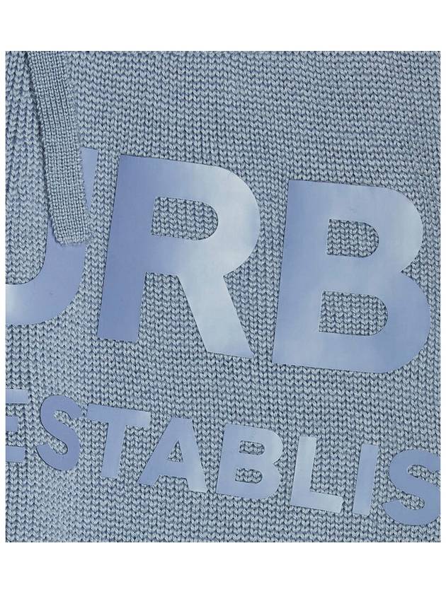 Burberry Boys Clarise Knitted Joggers in Shale Blue Size 18M - BURBERRY - BALAAN 3