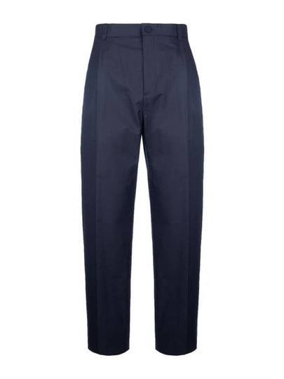 Cotton Silk Slacks Navy - DIOR - BALAAN 2