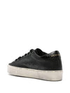 Pure Star Leather Low Top Sneakers Black - GOLDEN GOOSE - BALAAN 3