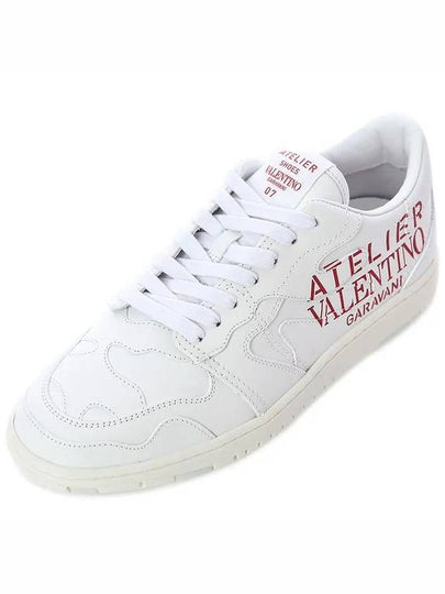 Men's Atelier Low Top Sneakers White - VALENTINO - BALAAN 2