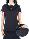 Women's ENYA Polo Navy - J.LINDEBERG - BALAAN 2