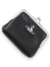 RFID Nappa Leather Coin Wallet Black - VIVIENNE WESTWOOD - BALAAN 2