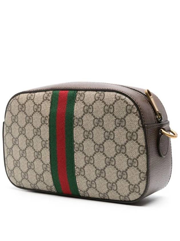 Ophidia GG Small Shoulder Bag Beige Ebony Supreme - GUCCI - BALAAN 4