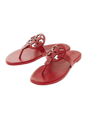 Leather Miller Sandals 90582 631 - TORY BURCH - BALAAN.