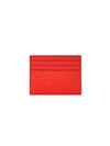 Embossed Logo Card Wallet Candy Apple Red - SALVATORE FERRAGAMO - BALAAN 1