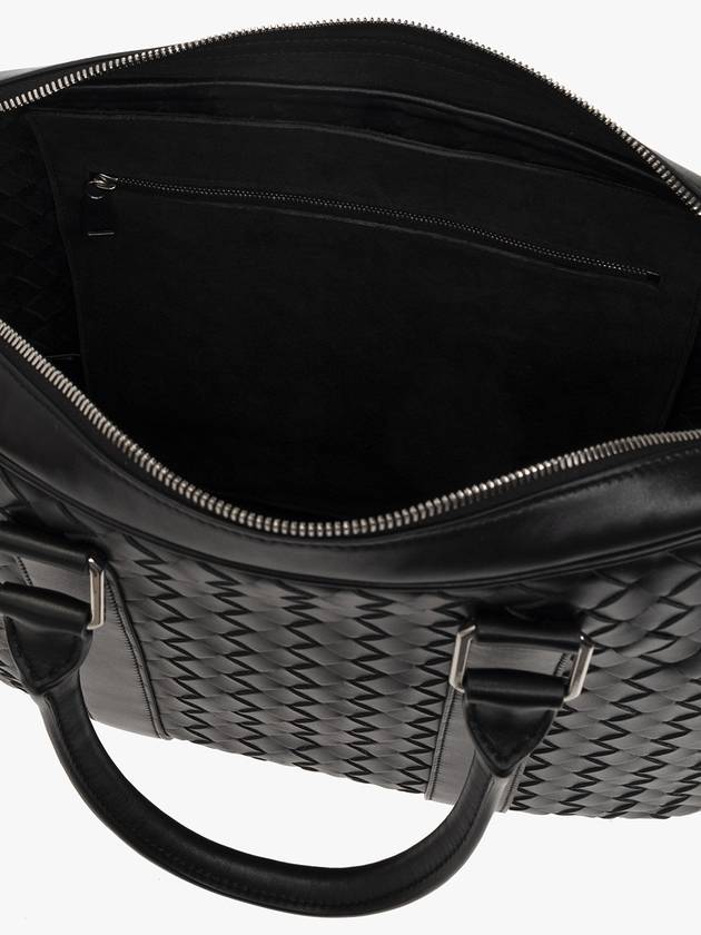 Bottega Veneta ‘Classic Intrecciato Large’ Briefcase, Men's, Black - BOTTEGA VENETA - BALAAN 5