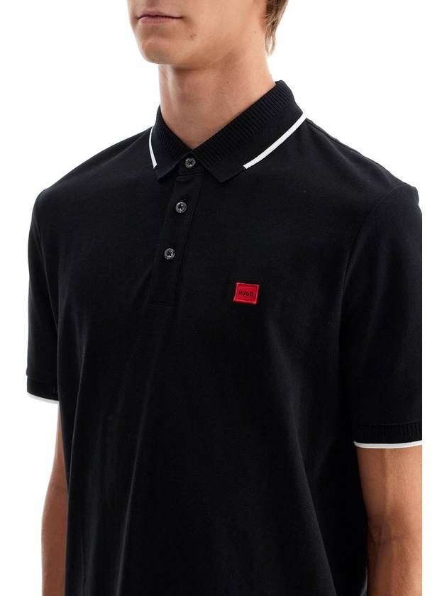 polo shirt with contrasting finishing details - HUGO BOSS - BALAAN 4