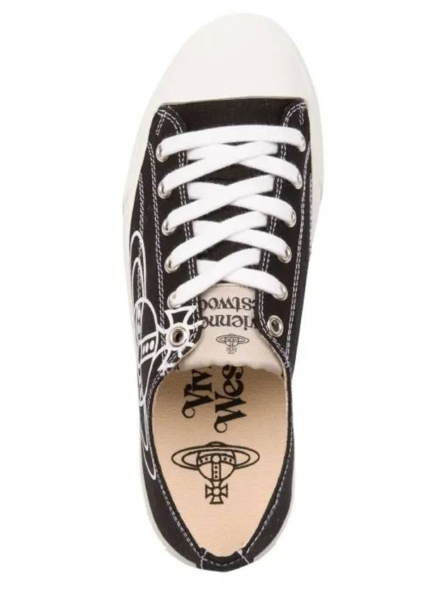 ORB Logo Low Top Sneakers Black - VIVIENNE WESTWOOD - BALAAN 4