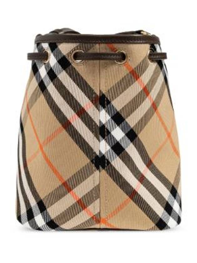 Check Bucket Bag Beige - BURBERRY - BALAAN 4