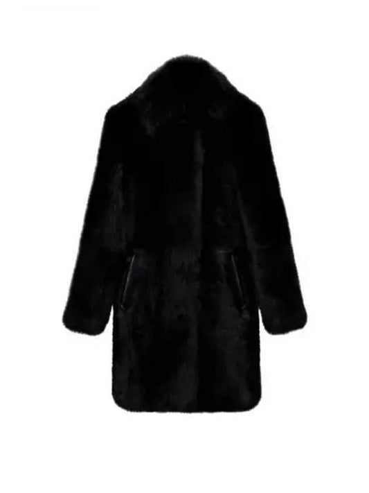 Long Haired Shearling Fleece Coat 1AFGST - LOUIS VUITTON - BALAAN 1