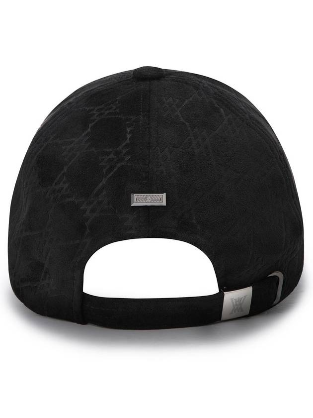 Official U MONOGRAM SUEDE BALLCAP BK - ANEWGOLF - BALAAN 2