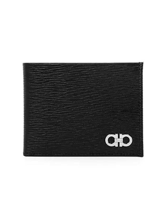 ID Window Gancini Half Wallet Black - SALVATORE FERRAGAMO - BALAAN 2